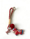 Louis Vuitton Red Horse Bag Charm with Braided Strap - album image 1