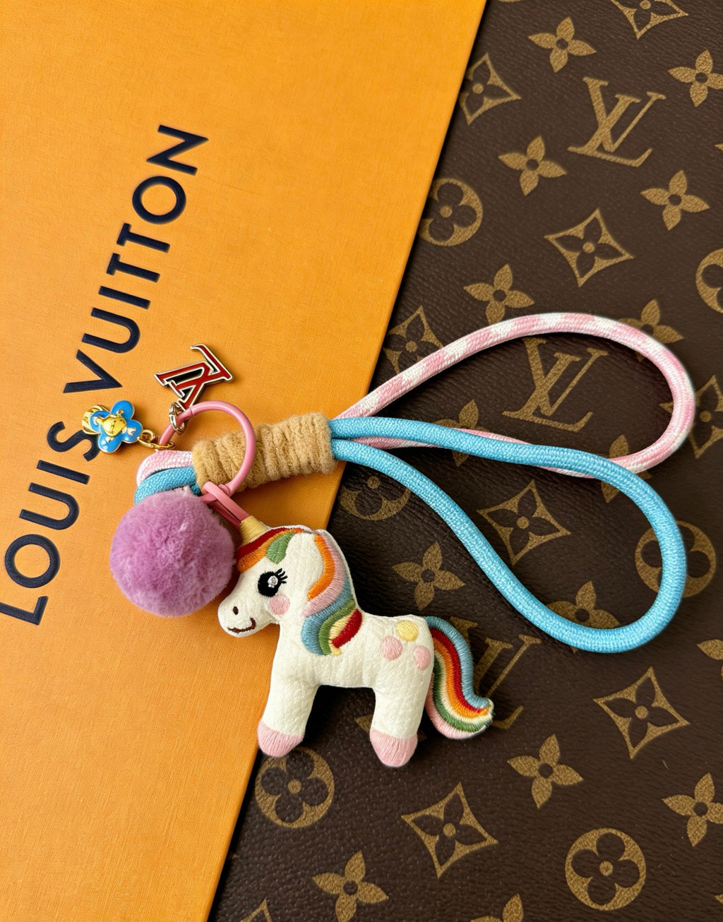 Louis Vuitton Pastel Braided Horse Bag Charm - album image 5
