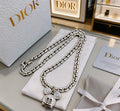 Dior Double-Chain Charm Necklace - product image 1