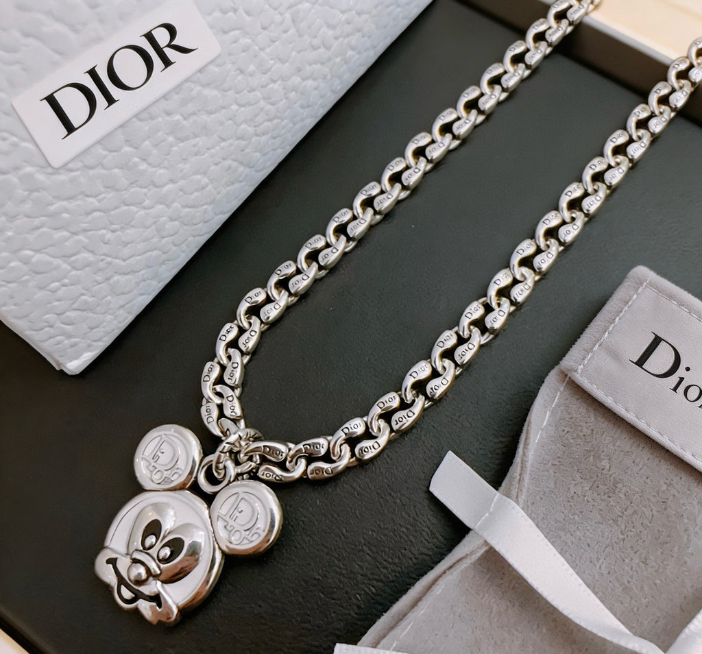 Dior Double-Chain Charm Necklace - product image 6