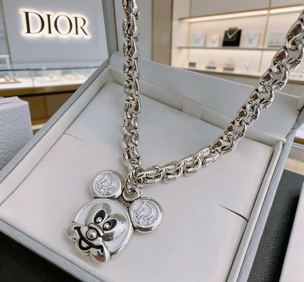 Dior Double-Chain Charm Necklace - product image 5