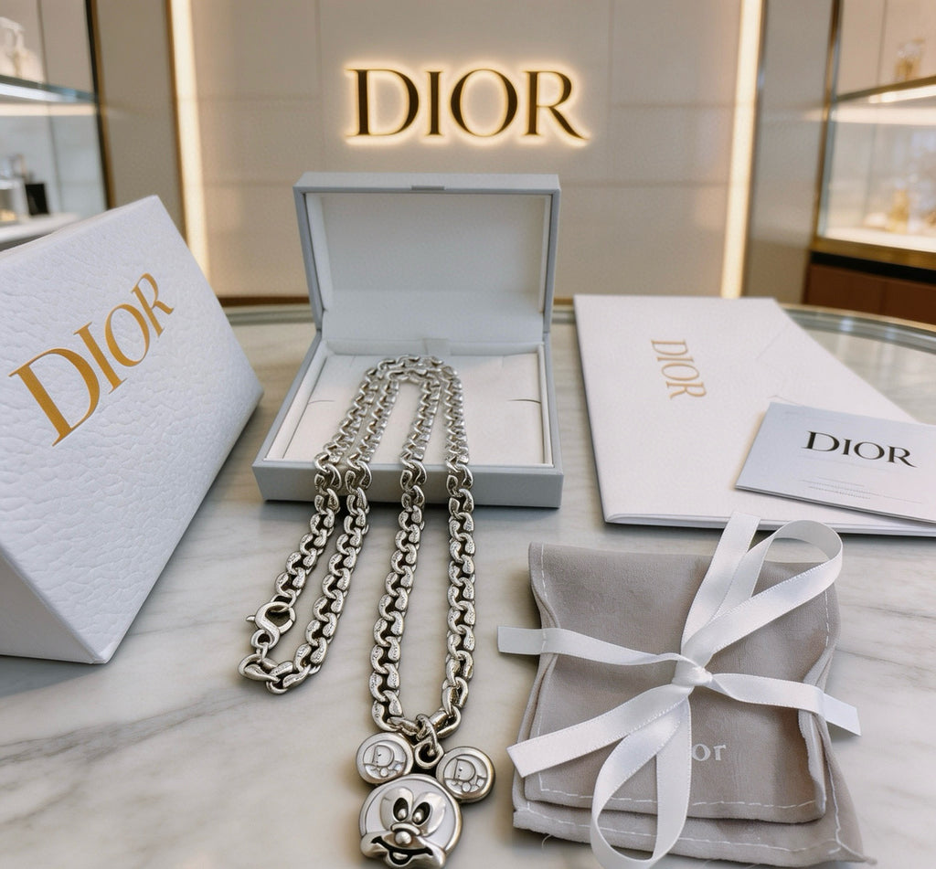 Dior Double-Chain Charm Necklace - product image 8
