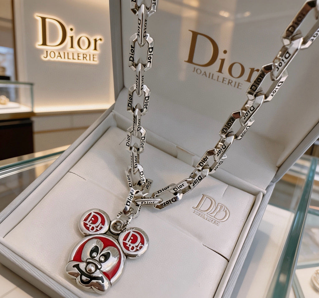 Dior Colored Medallion Chain Necklace - product image 6