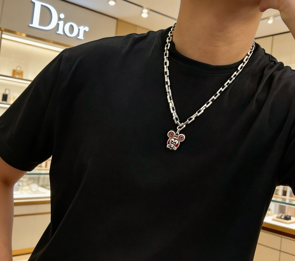 Dior Colored Medallion Chain Necklace - product image 7