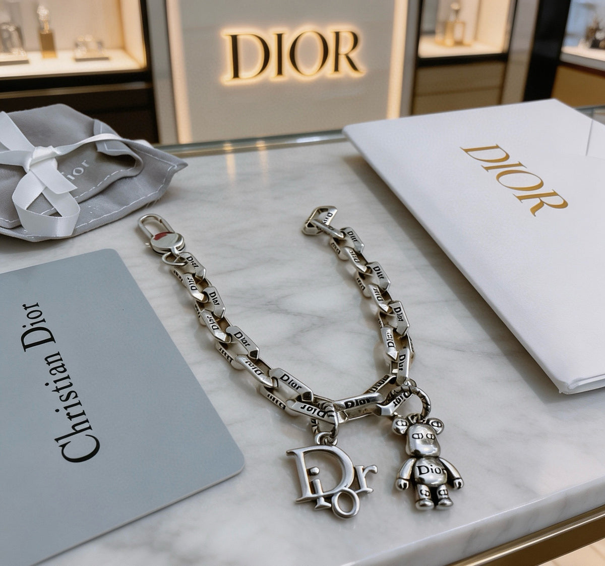 Dior Chunky Chain Charm Bracelet - product image 5