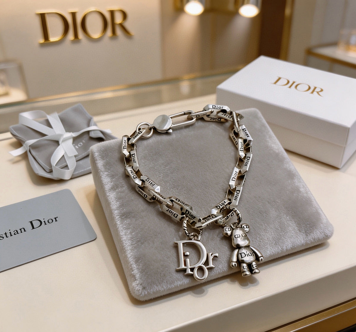 Dior Chunky Chain Charm Bracelet - product image 8