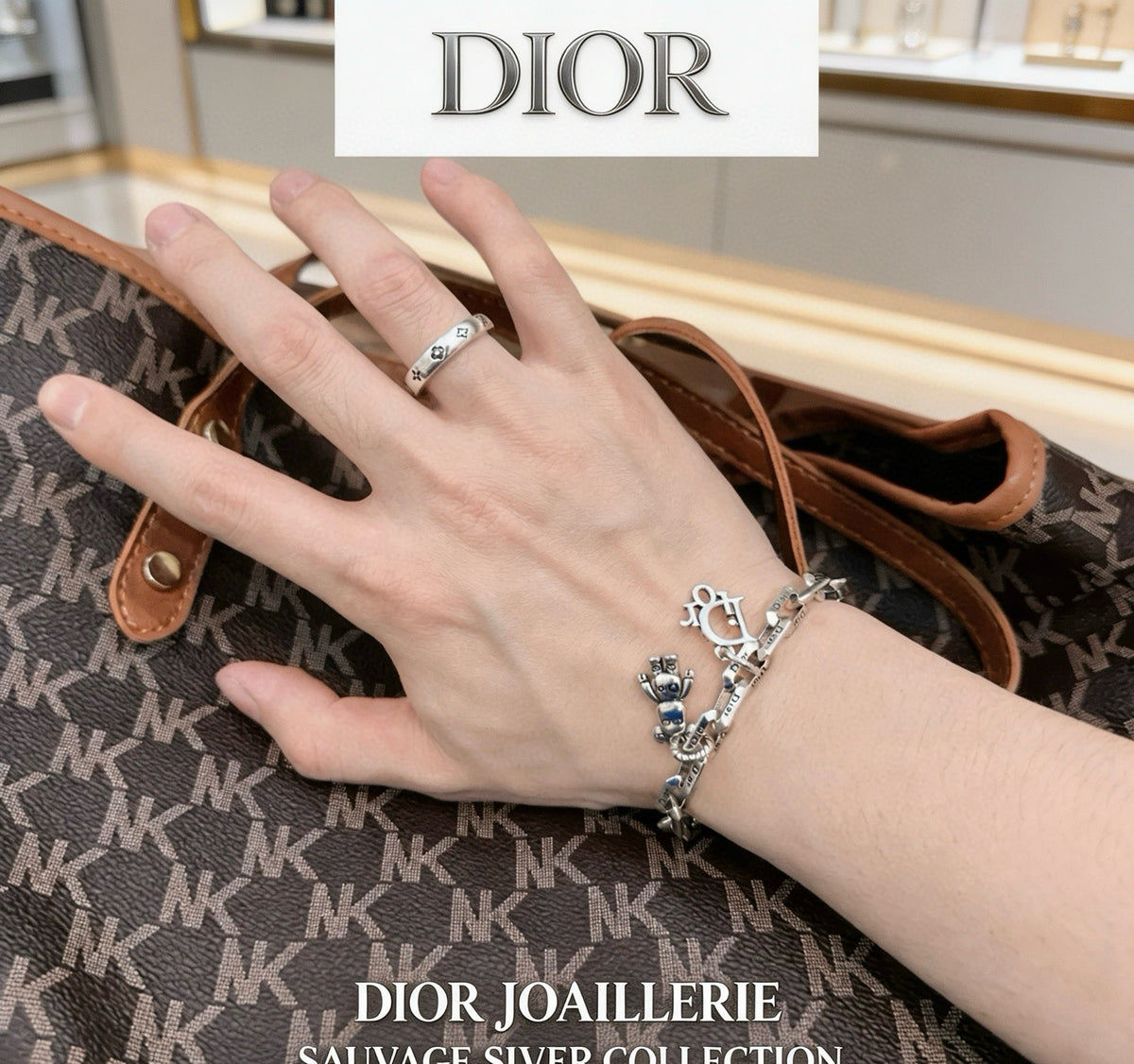 Dior Chunky Chain Charm Bracelet - product image 4