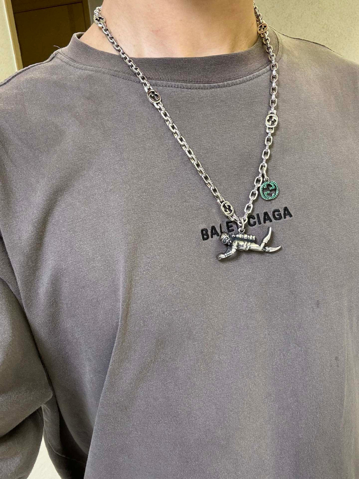 Gucci Anger Forest Interlocking G Chain Necklace - album image 3