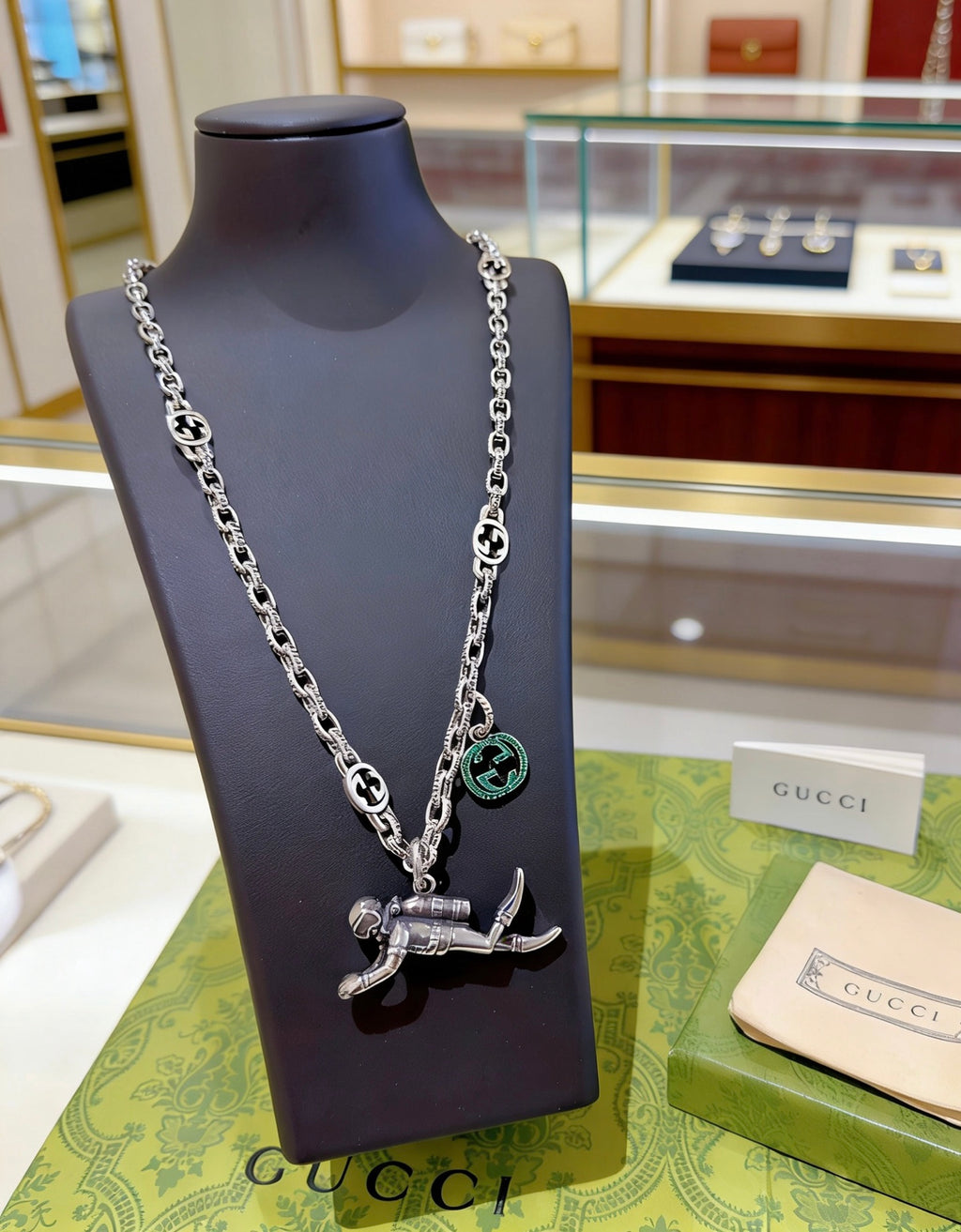 Gucci Anger Forest Interlocking G Chain Necklace - album image 2