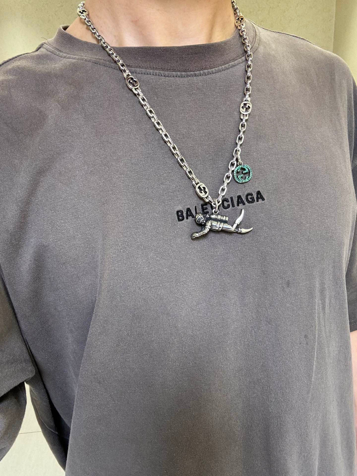 Gucci Anger Forest Interlocking G Chain Necklace - album image 7