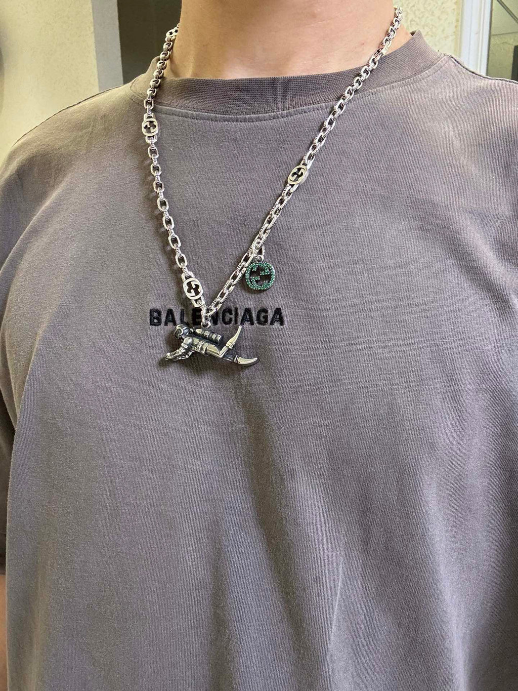 Gucci Anger Forest Interlocking G Chain Necklace - album image 6