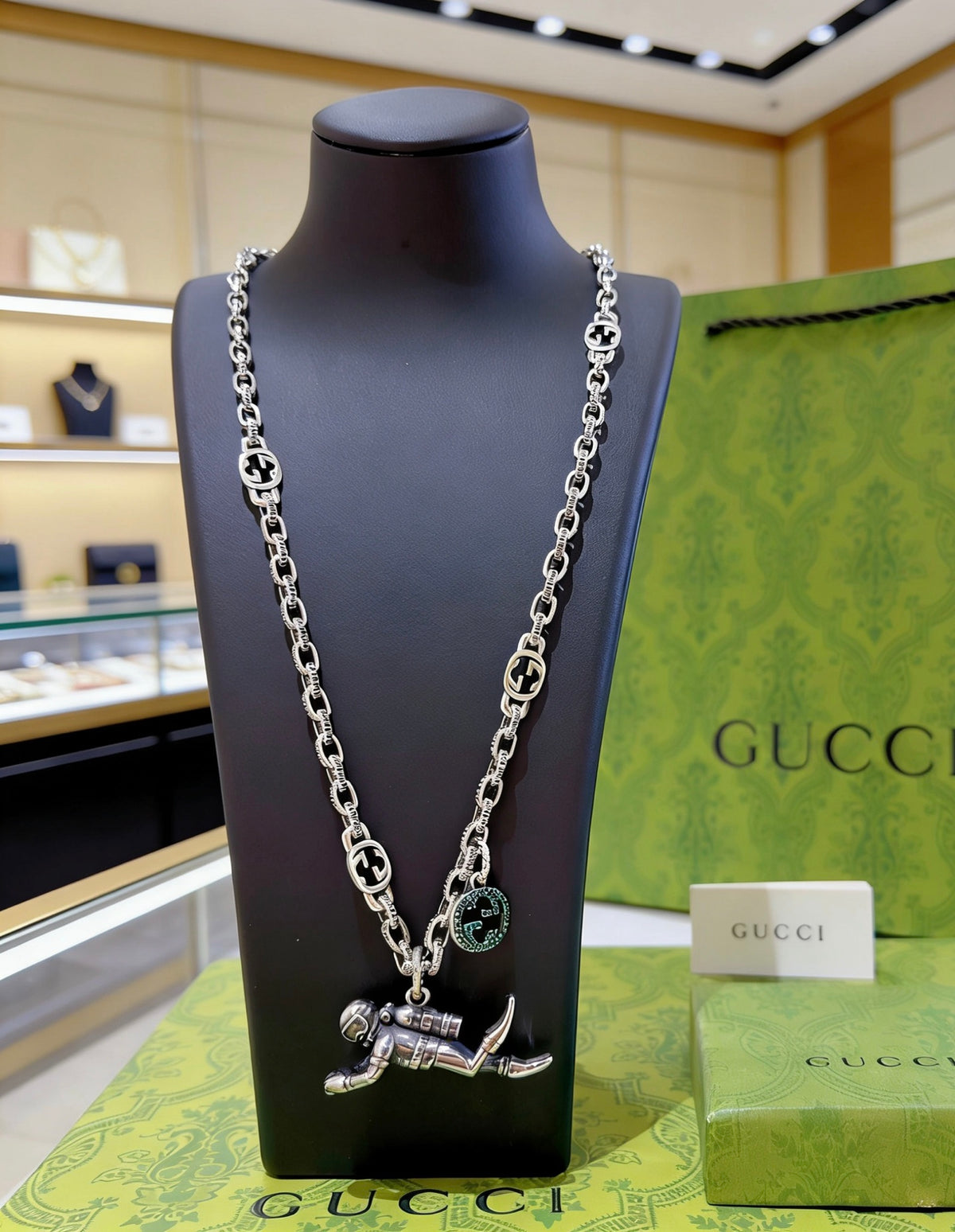 Gucci Anger Forest Interlocking G Chain Necklace - album image 8