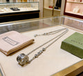 Gucci Anger Forest Interlocking G Antiqued Chain Necklace - album image 1