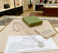 Gucci Anger Forest Interlocking G Antiqued Chain Necklace - album image 1