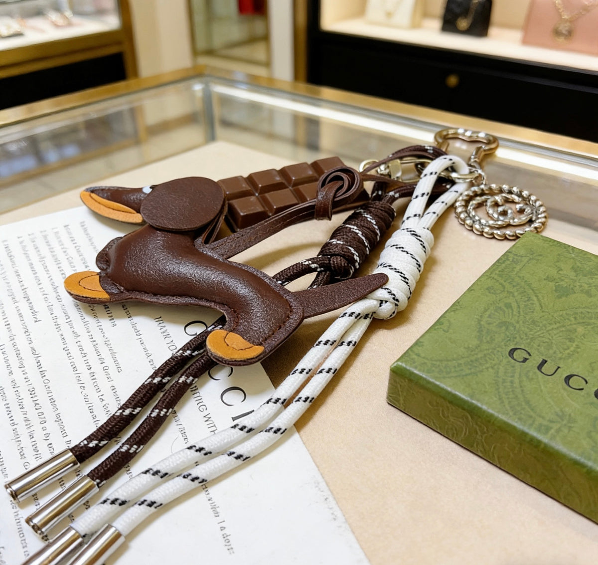 Gucci Anger Forest Interlocking G Key Keychain - album image 2