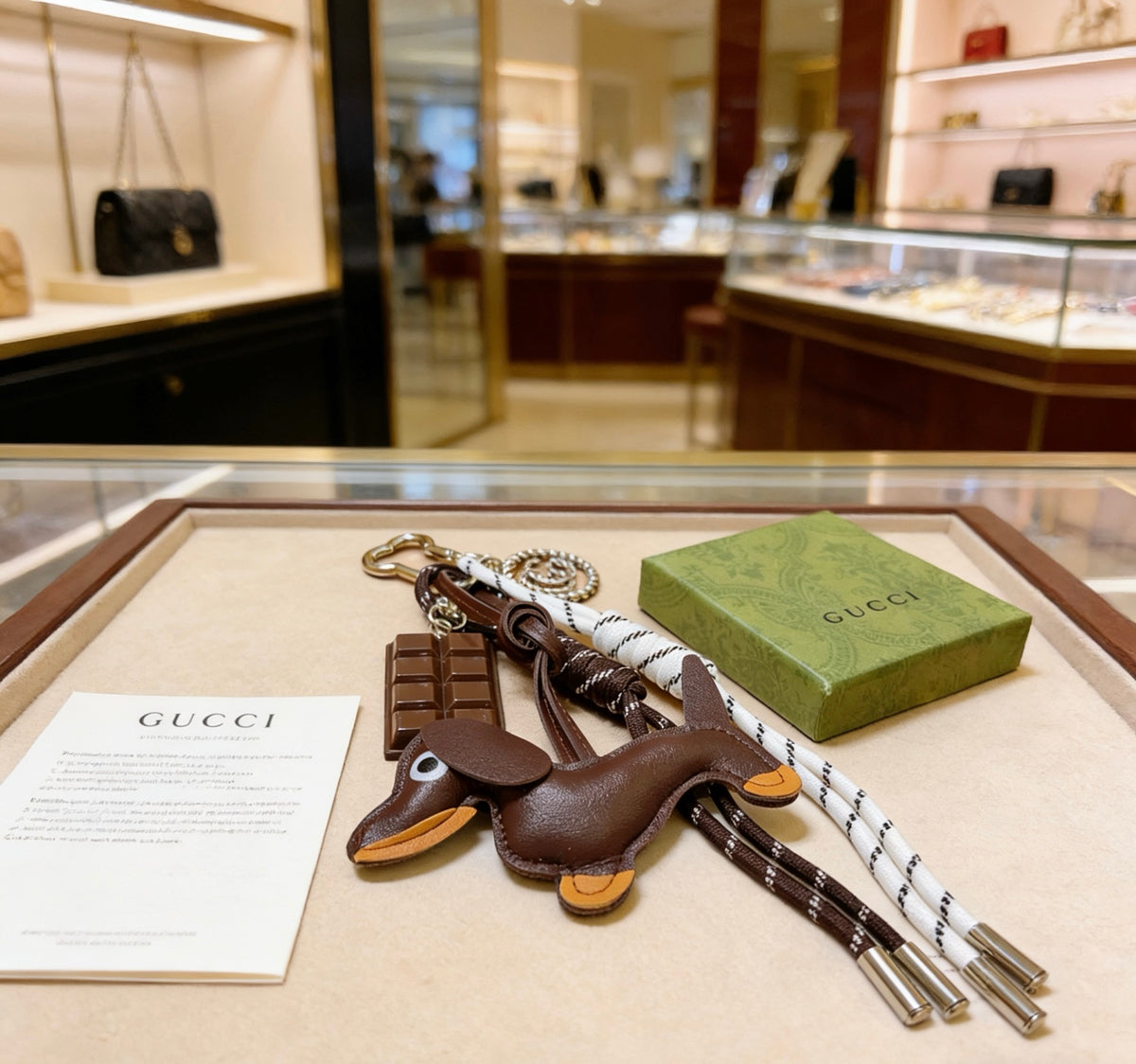 Gucci Anger Forest Interlocking G Key Keychain - album image 6