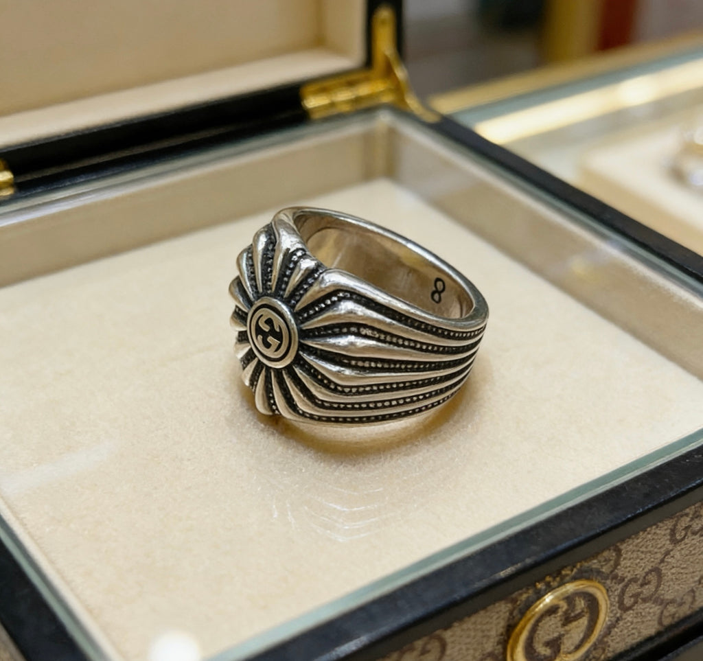 Gucci Anger Forest Interlocking G Ring - album image 2