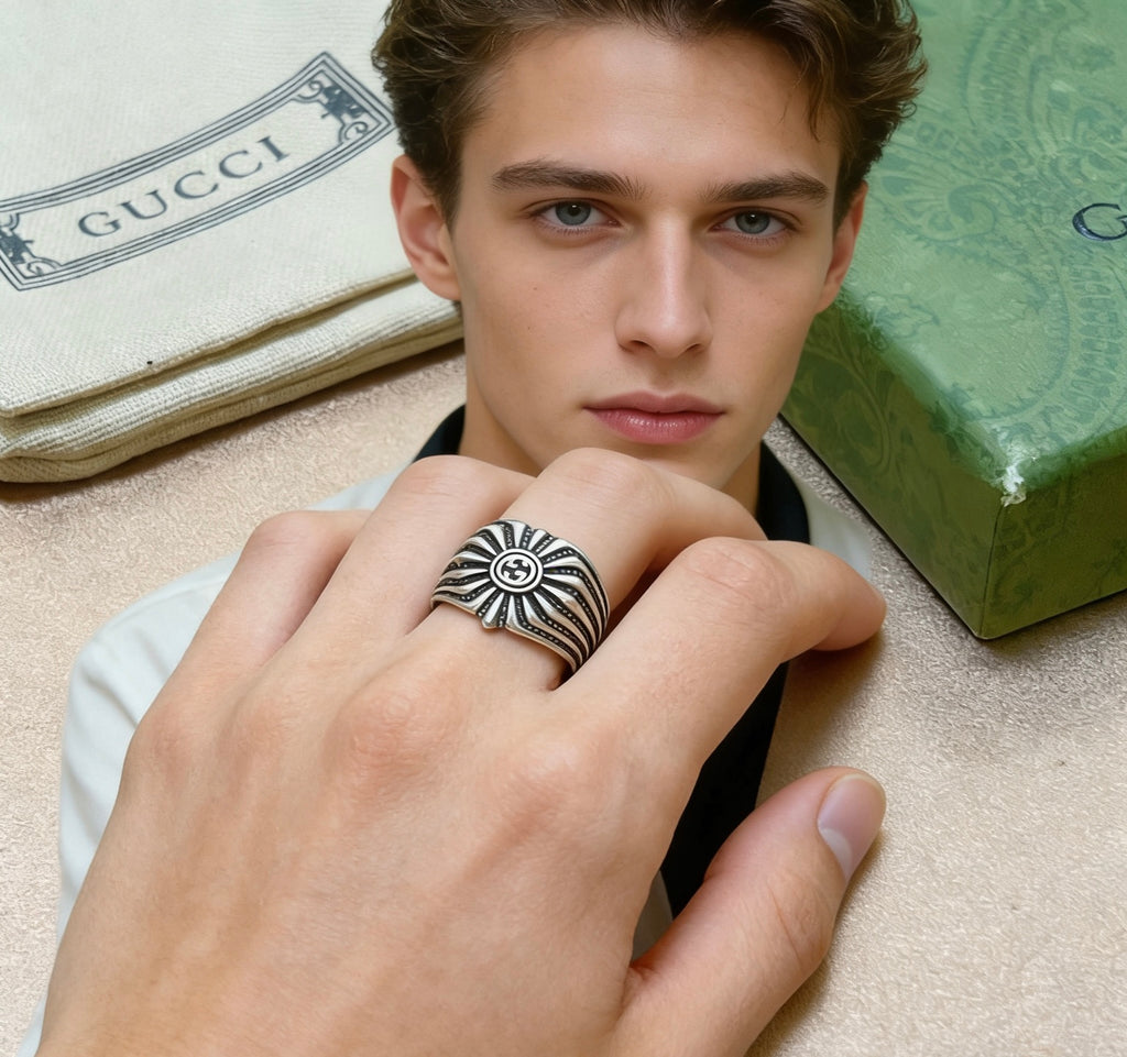 Gucci Anger Forest Interlocking G Ring - album image 3