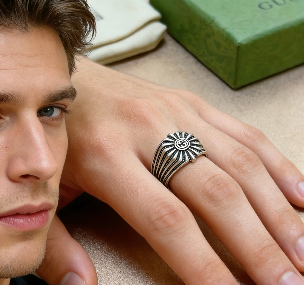 Gucci Anger Forest Interlocking G Ring - album image 6