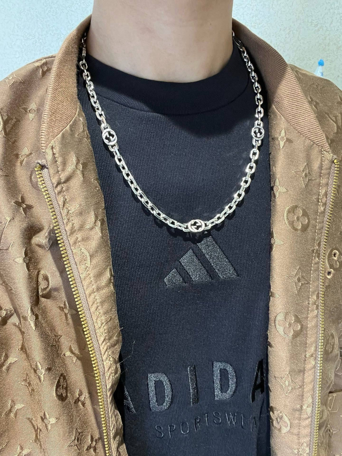 Gucci Anger Forest Interlocking G Chain Necklace - album image 3