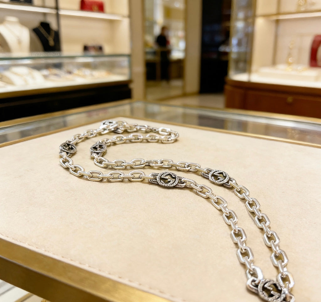 Gucci Anger Forest Interlocking G Chain Necklace - album image 8