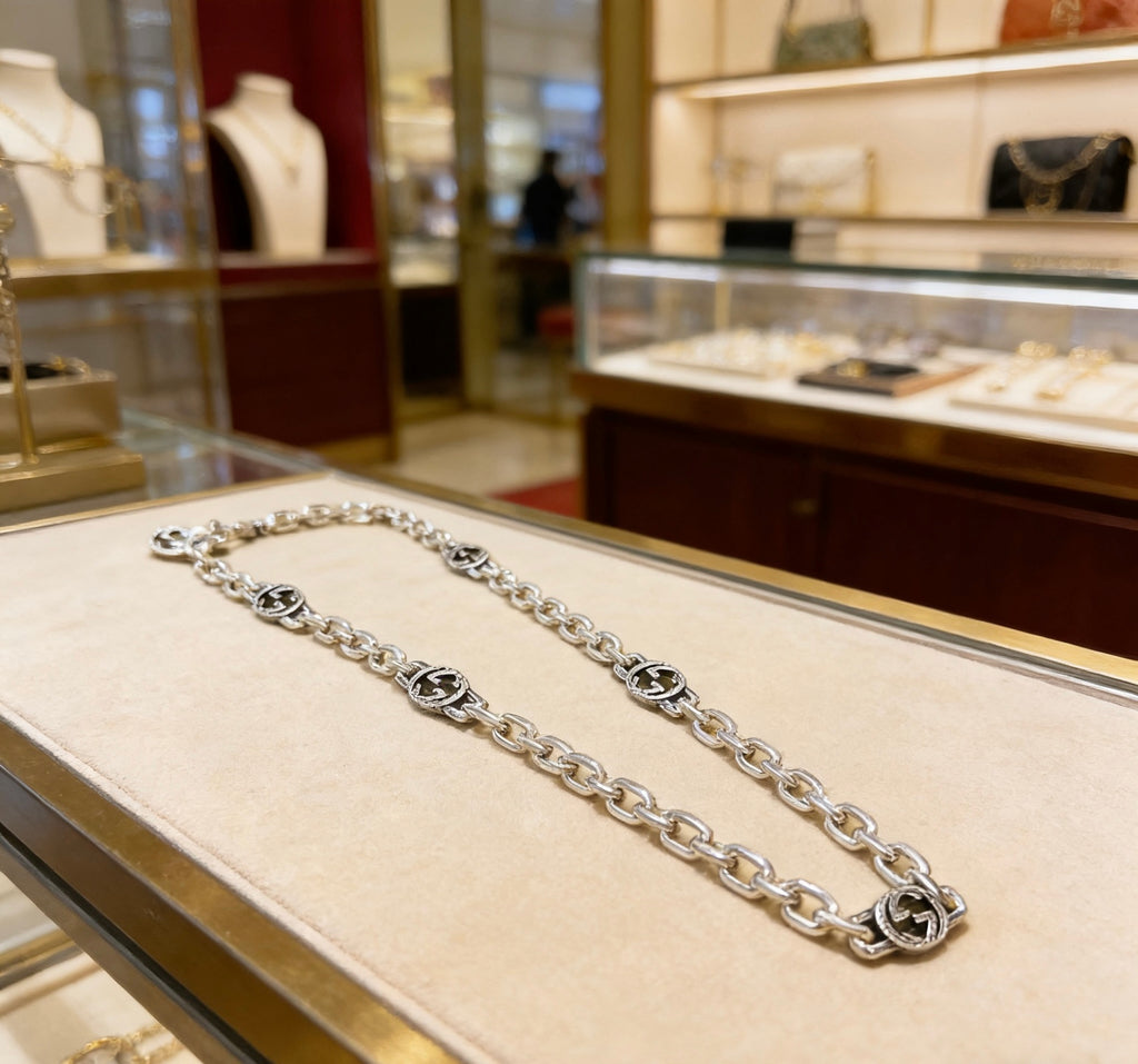Gucci Anger Forest Interlocking G Chain Necklace - album image 7