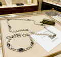 Gucci Silver-Tone Black Enamel Necklace or Bracelet - album image 1