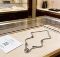 Gucci Anger Forest Interlocking G Antiqued Chain Necklace - album image 1
