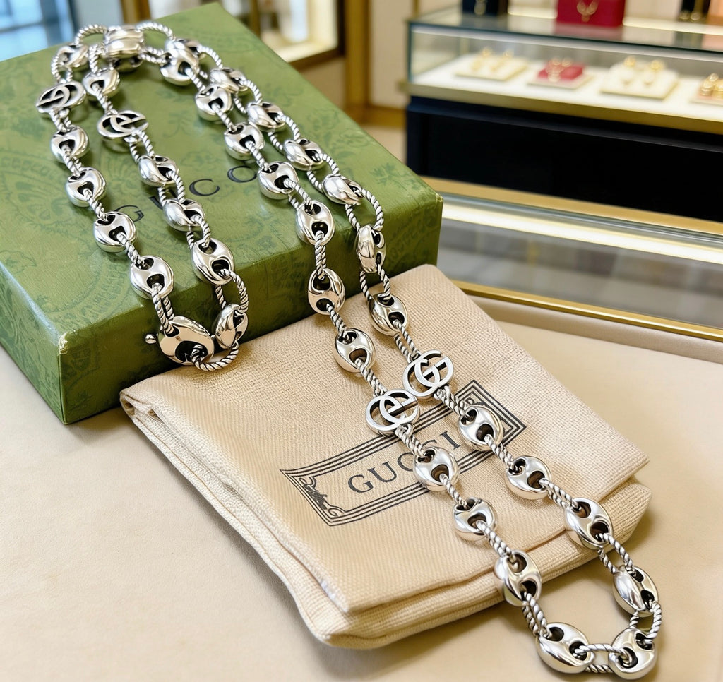 Gucci Anger Forest Interlocking G Chain Necklace - album image 2