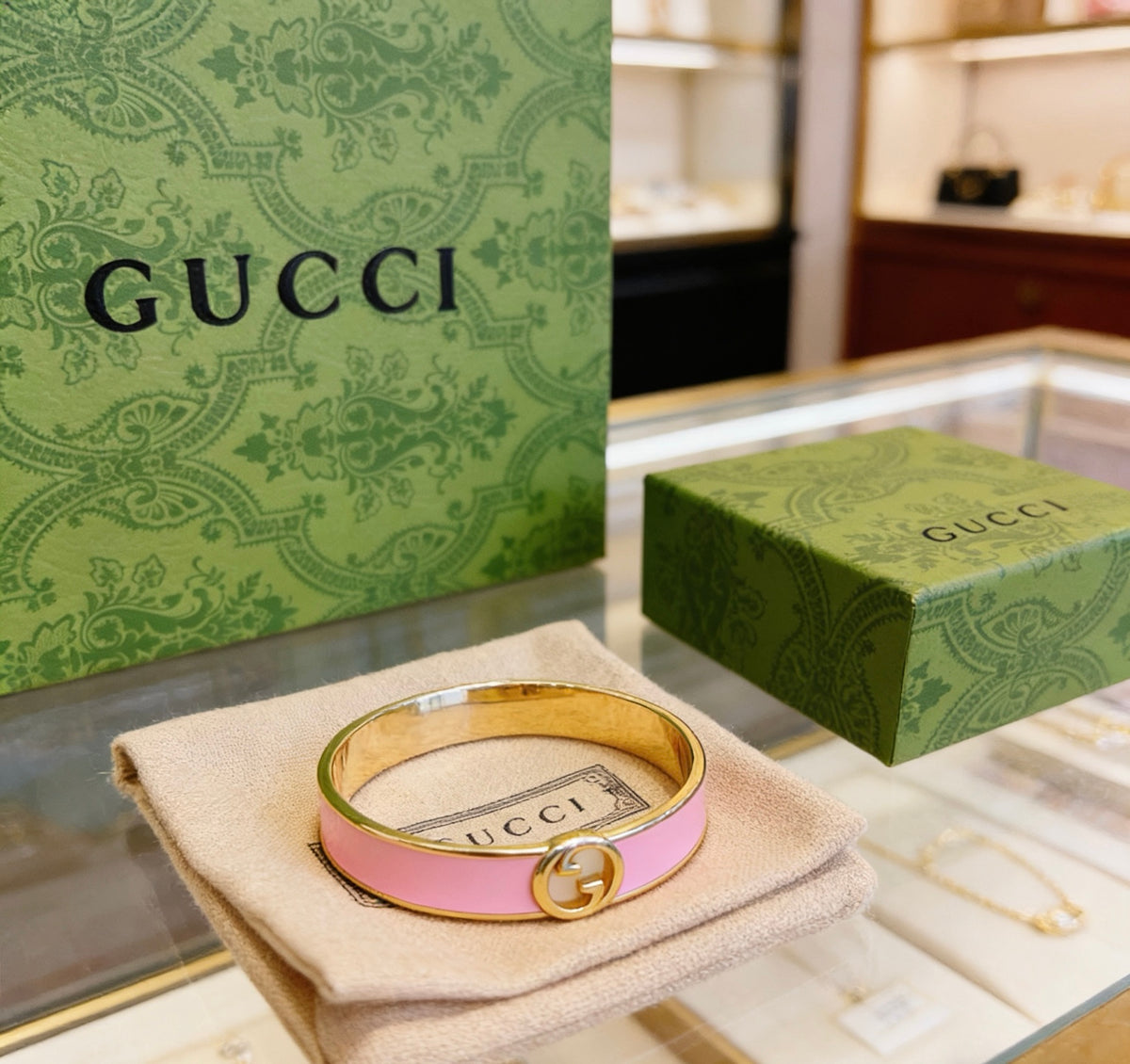 Gucci Anger Forest Interlocking G Antiqued Bangle - album image 1