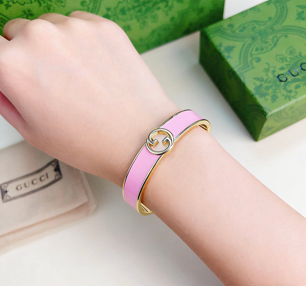Gucci Anger Forest Interlocking G Antiqued Bangle - album image 3