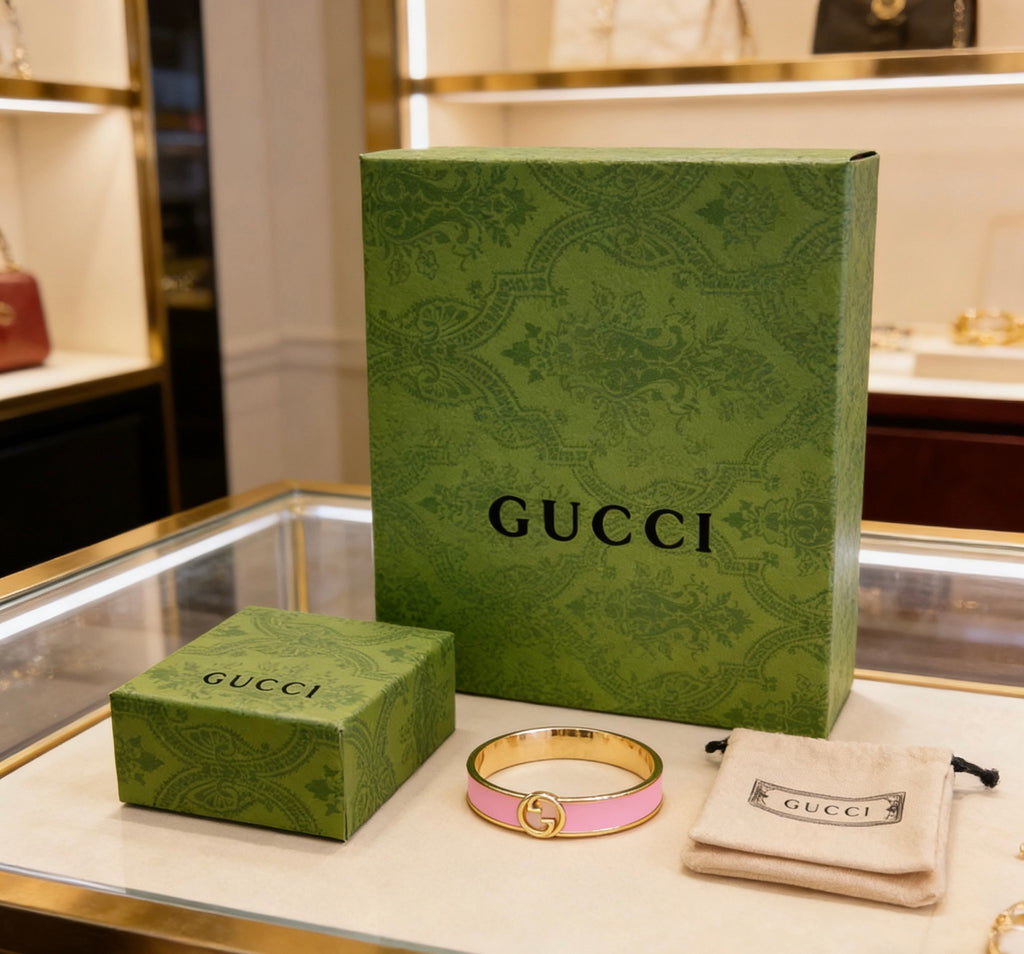 Gucci Anger Forest Interlocking G Antiqued Bangle - album image 2