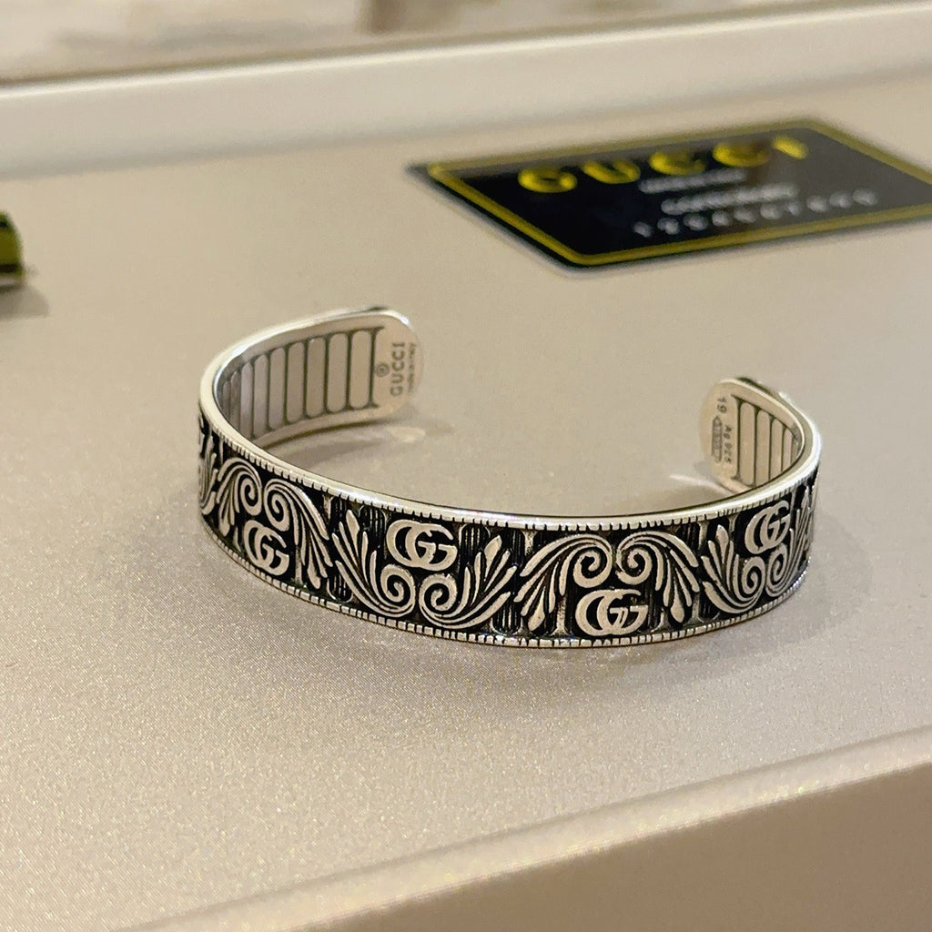 Gucci Anger Forest Interlocking G Antiqued Bangle - album image 9