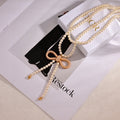 Dior Bow Pearl-Look Layered Jewelry - product image 1