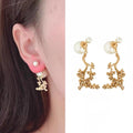 Dior Star and Pink Pearl-Look Earrings - product image 1
