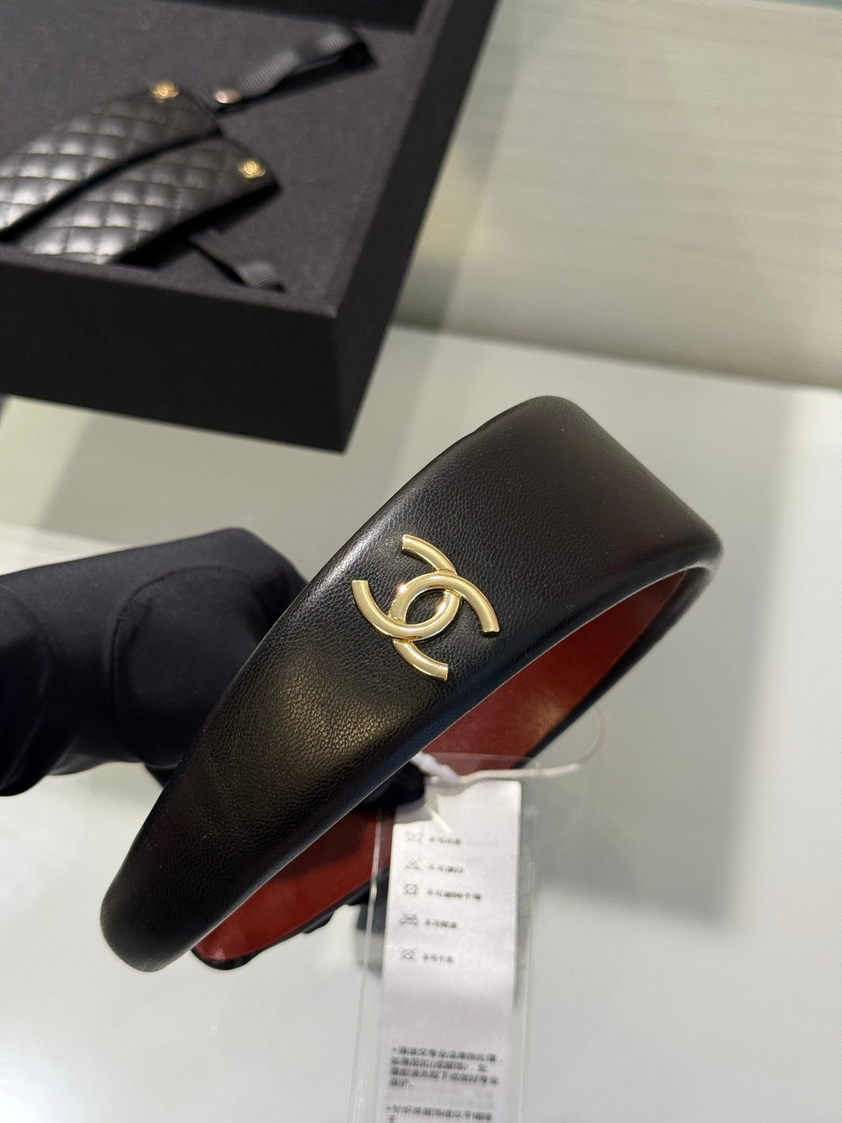 Chanel Interlocking C Gold-Tone Headband - album image 4