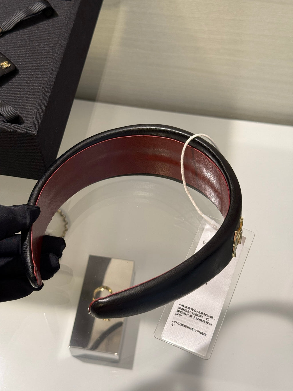 Chanel Interlocking C Gold-Tone Headband - album image 6