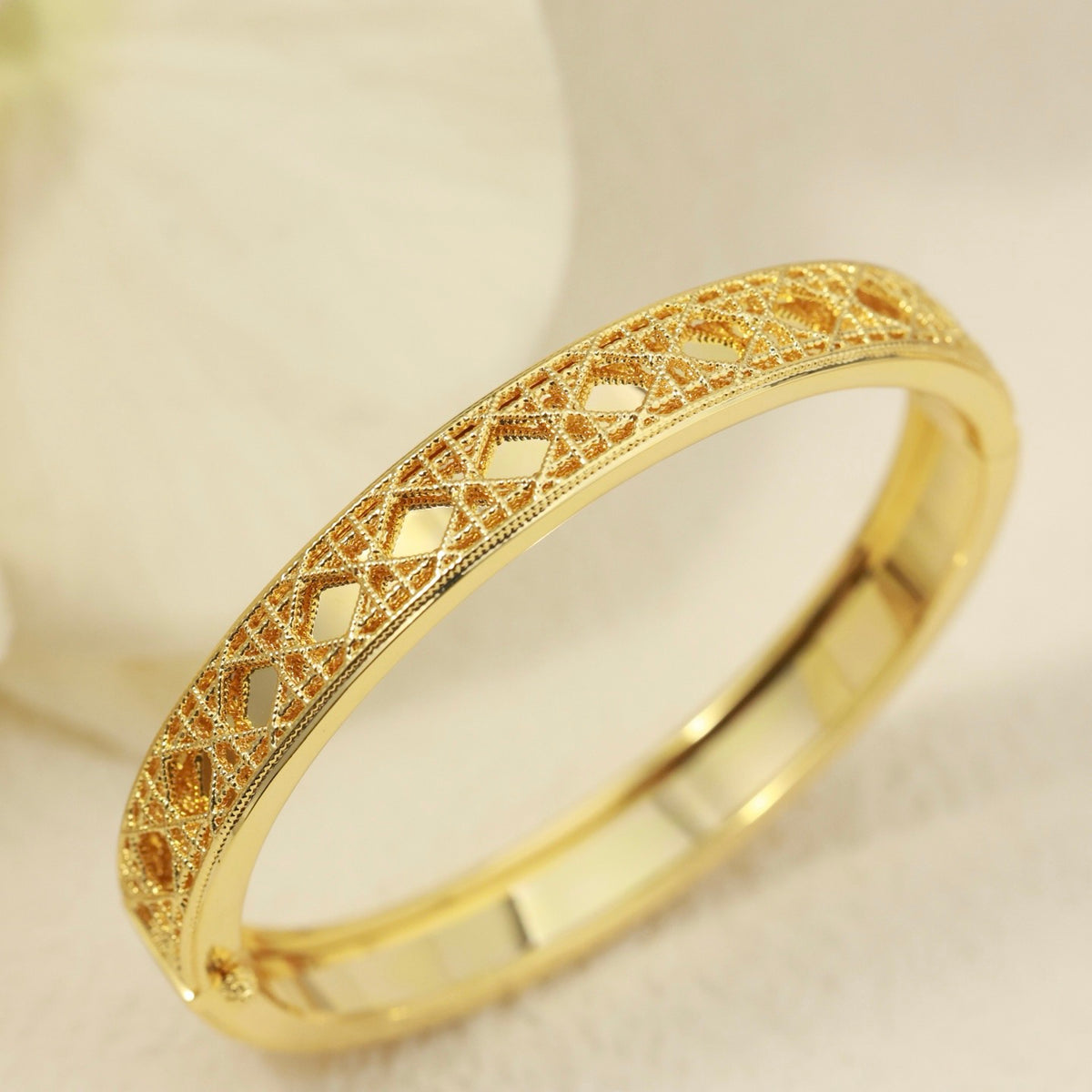 Dior Openwork Floral Bangle - product image 4