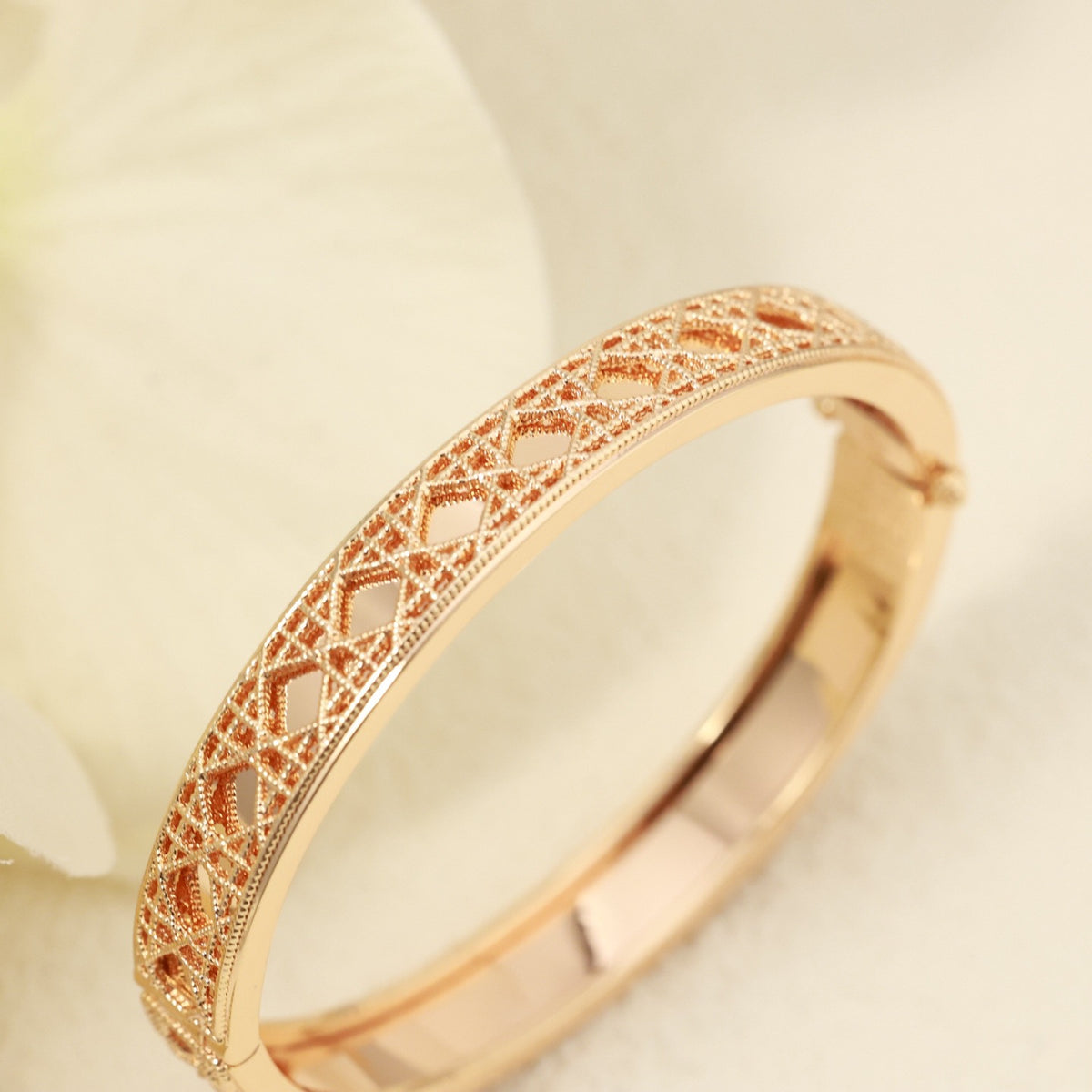 Dior Openwork Floral Bangle - product image 6