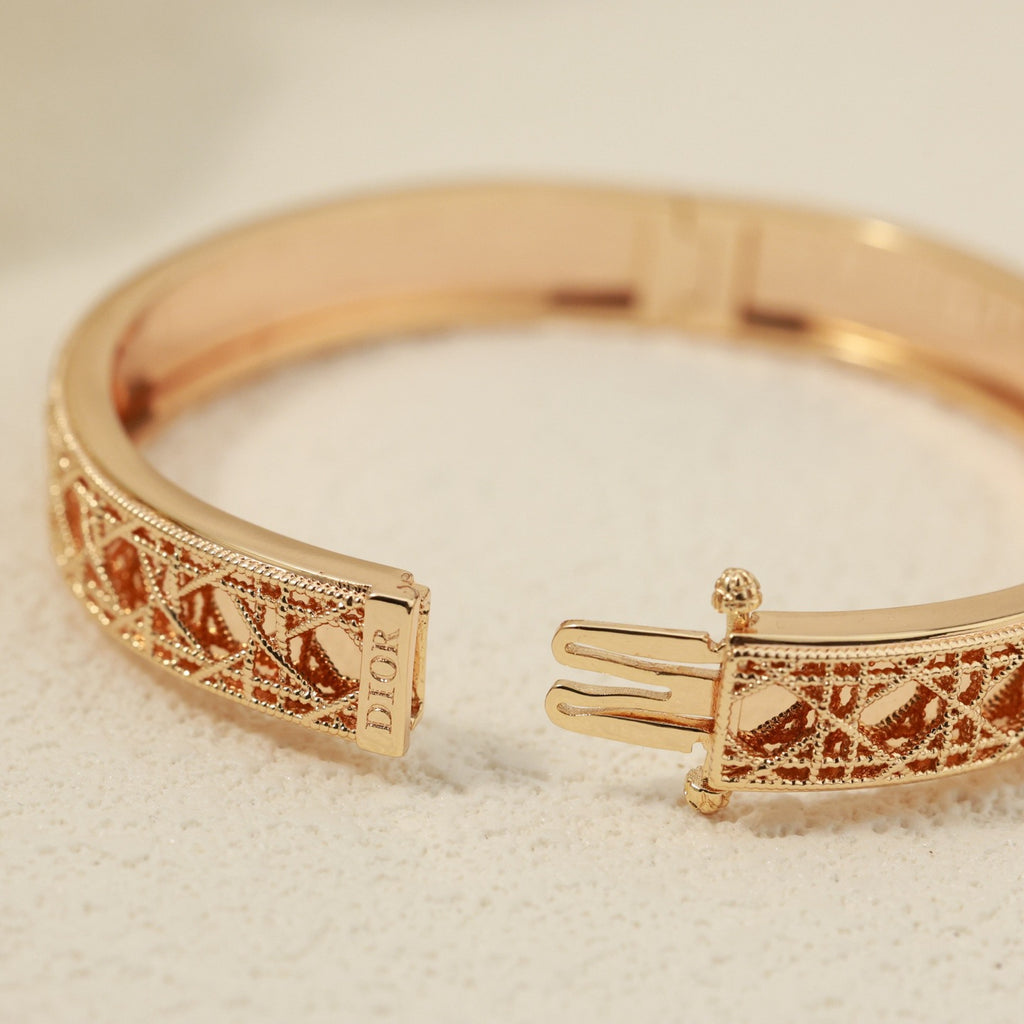 Dior Openwork Floral Bangle - product image 9