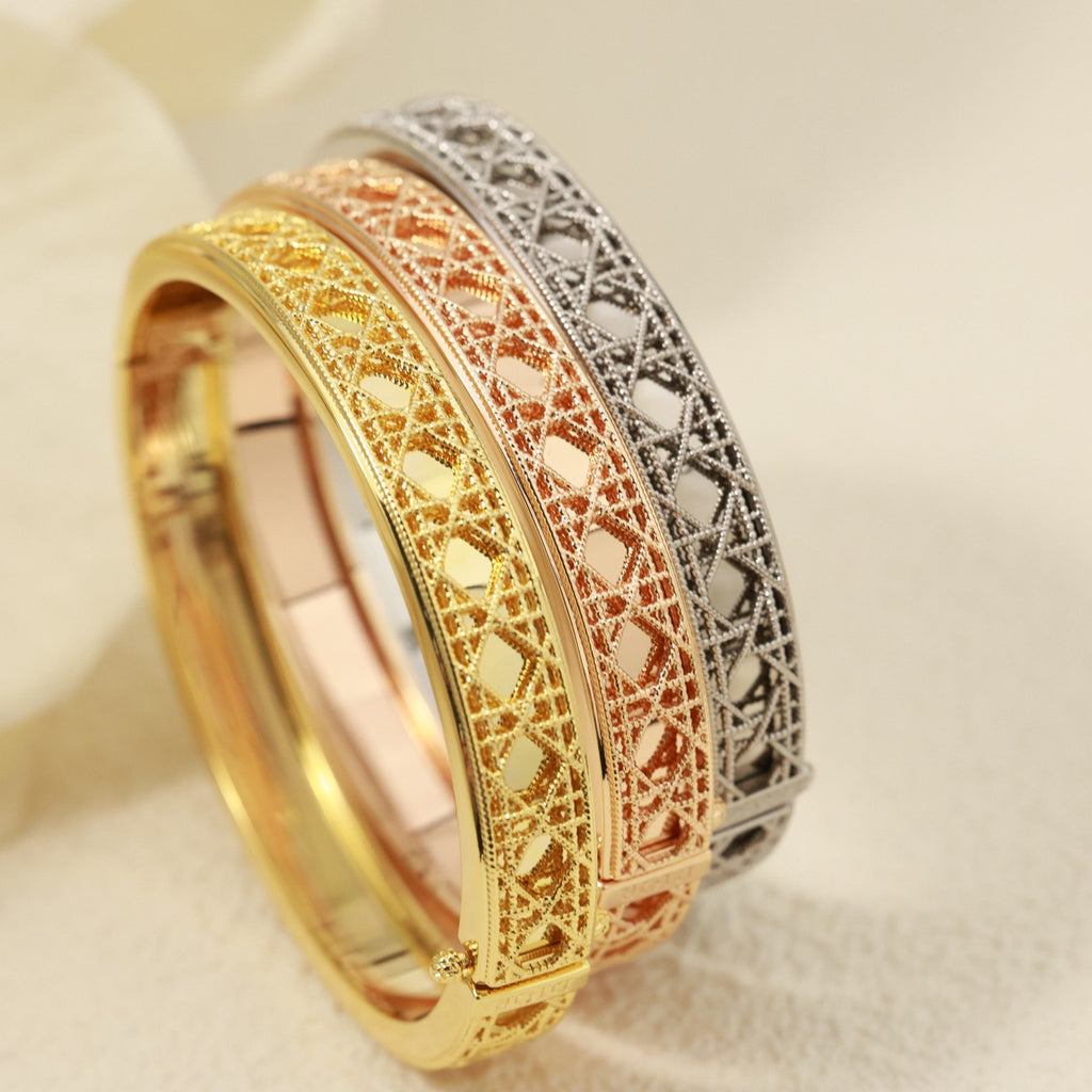 Dior Openwork Floral Bangle - product image 1