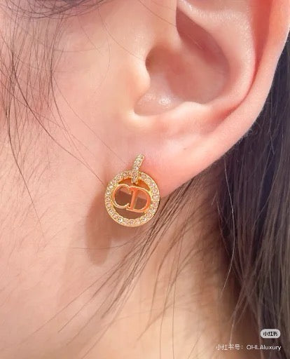 Dior Circular CD Stud Earrings - product image 7