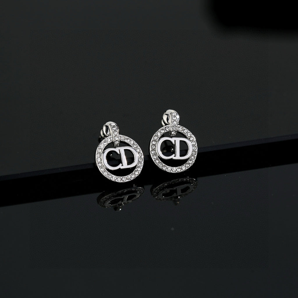 Dior Circular CD Stud Earrings - product image 9