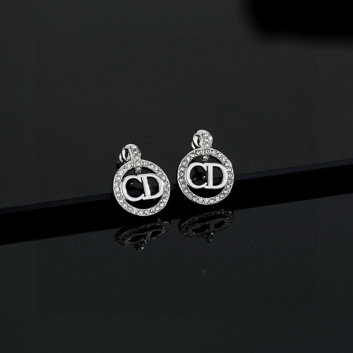 Dior Circular CD Stud Earrings - product image 9