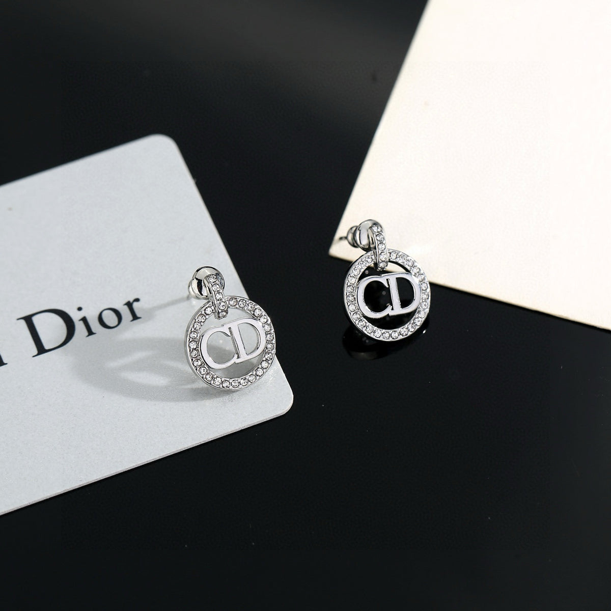Dior Circular CD Stud Earrings - product image 8