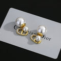 Dior CD Pearl-Look Cluster Earrings - product image 1