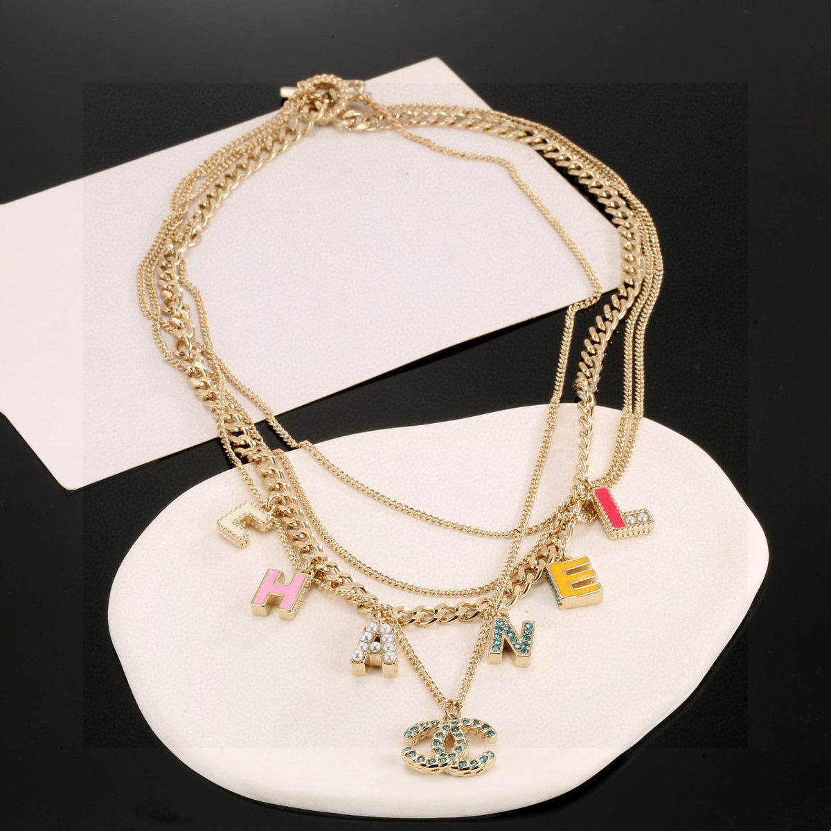 Chanel Interlocking C Chain Necklace - album image 2