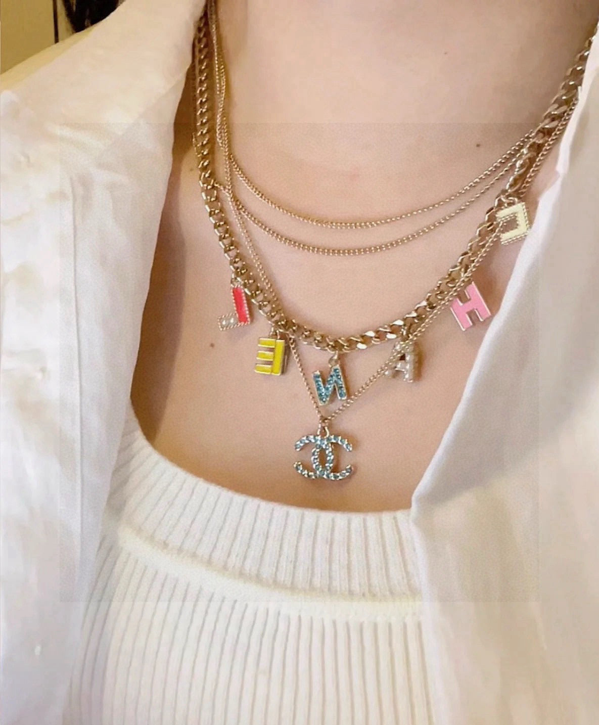 Chanel Interlocking C Chain Necklace - album image 3