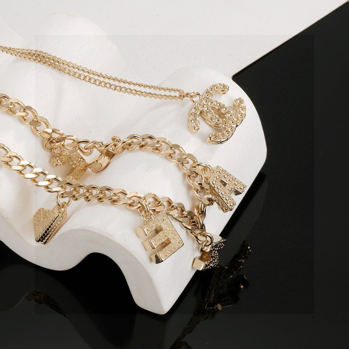 Chanel Interlocking C Chain Necklace - album image 7