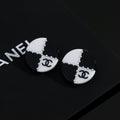 Chanel Resin Stud Earrings - album image 1